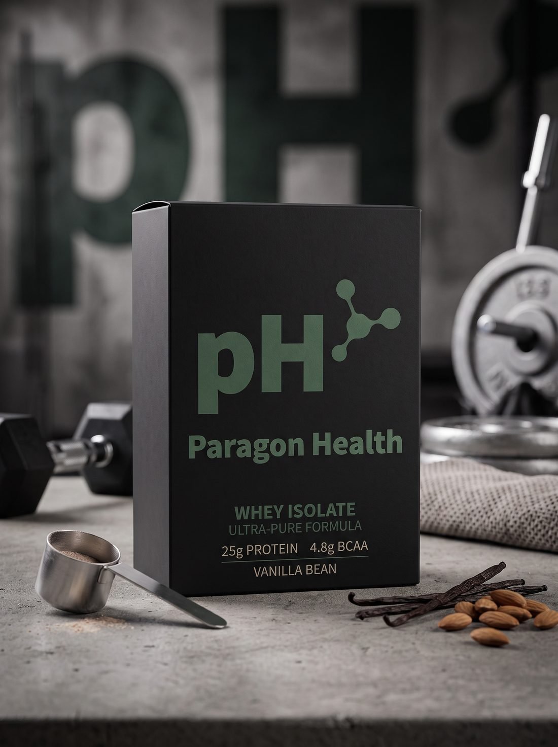 pH Whey Isolate protein, vanilla bean, 25g protein